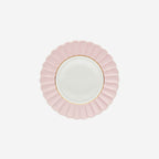 Assiette de présentation festonnée Melon 32cm