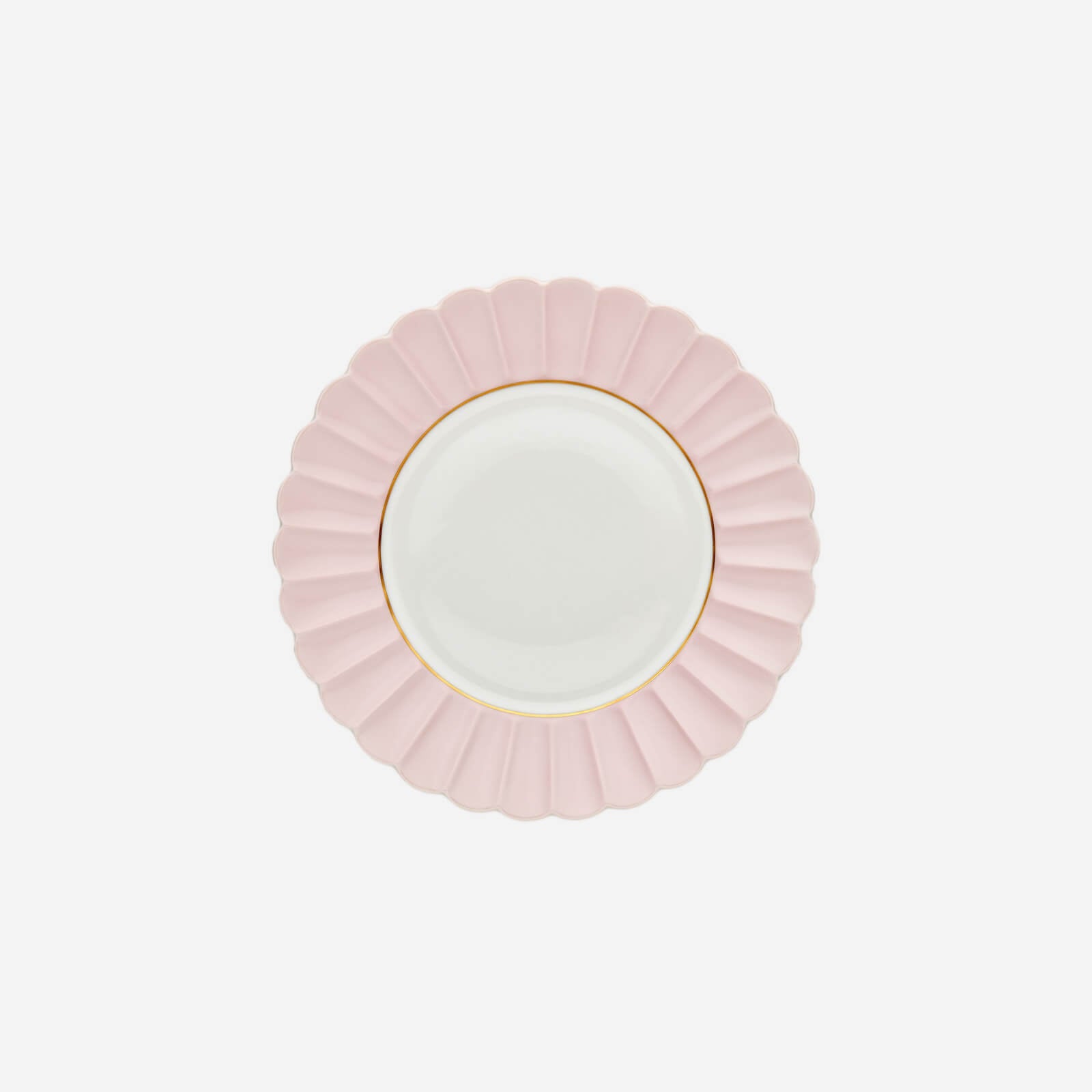 Assiette de présentation festonnée Melon 32cm