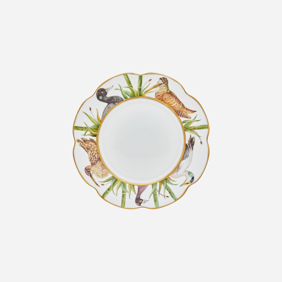 Assiette plate Oiseaux et Bambou 26 cm