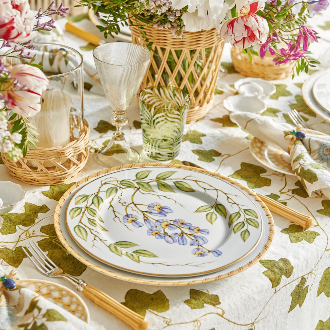 Assiette plate glycine lavande 26 cm