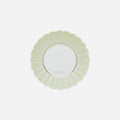 Assiette à dessert festonnée Melon vert jade 20cm