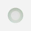 Assiette de présentation festonnée melon verte 32 cm