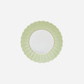 Assiette d'entrée festonnée Melon Vert Holi 25cm