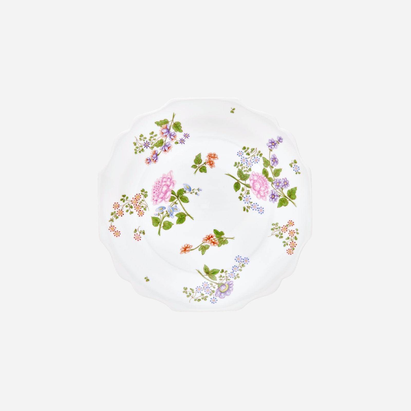 Assiette plate fleurie 27 cm