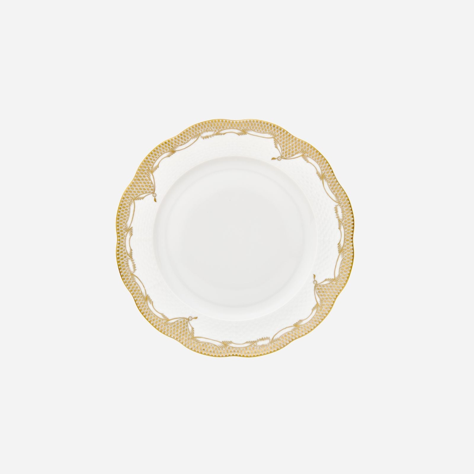 Assiette plate Écailles de poisson 28 cm