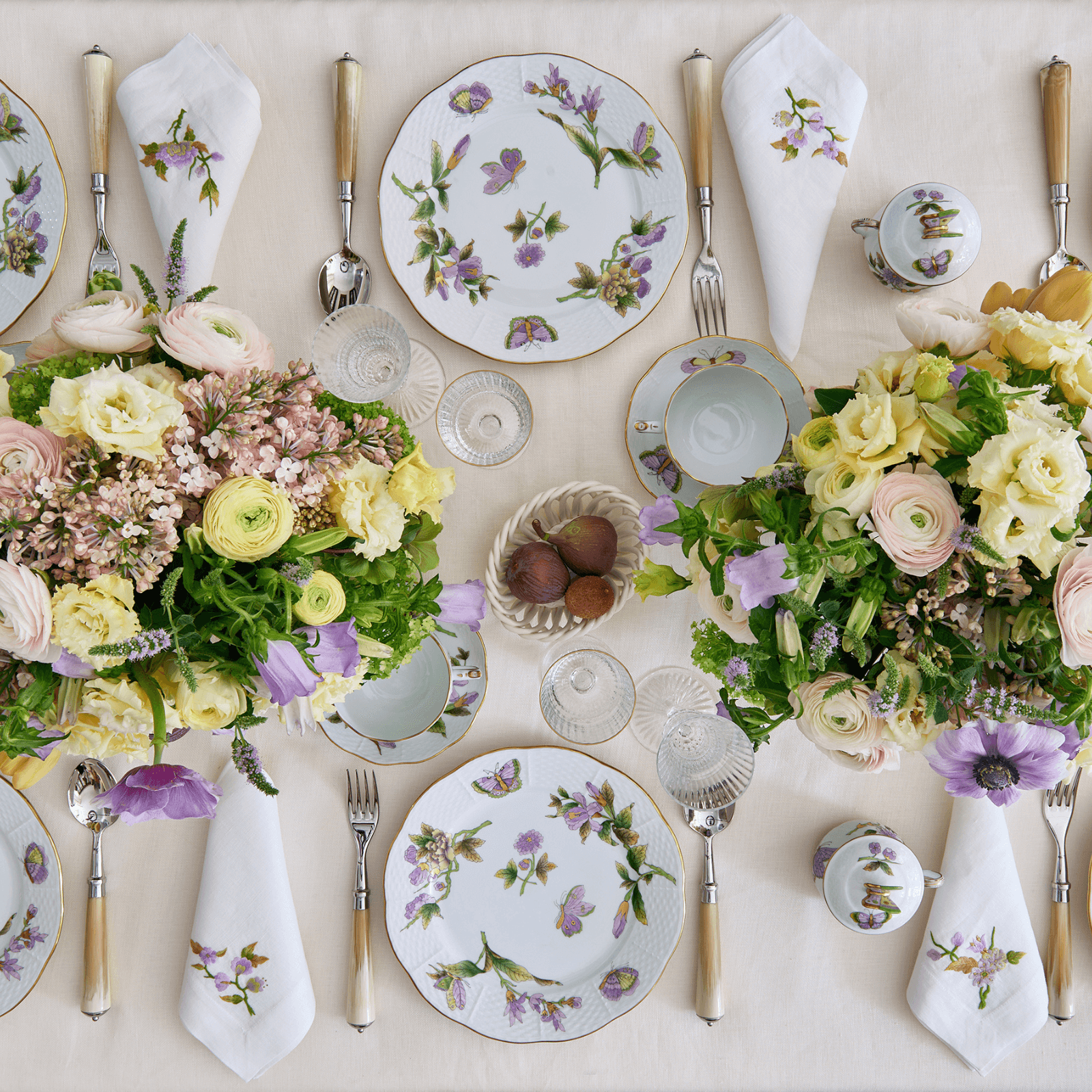 Assiette plate Papillon Floral Royal Garden 28,5 cm