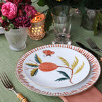 Assiette plate fleurie 26,5 cm