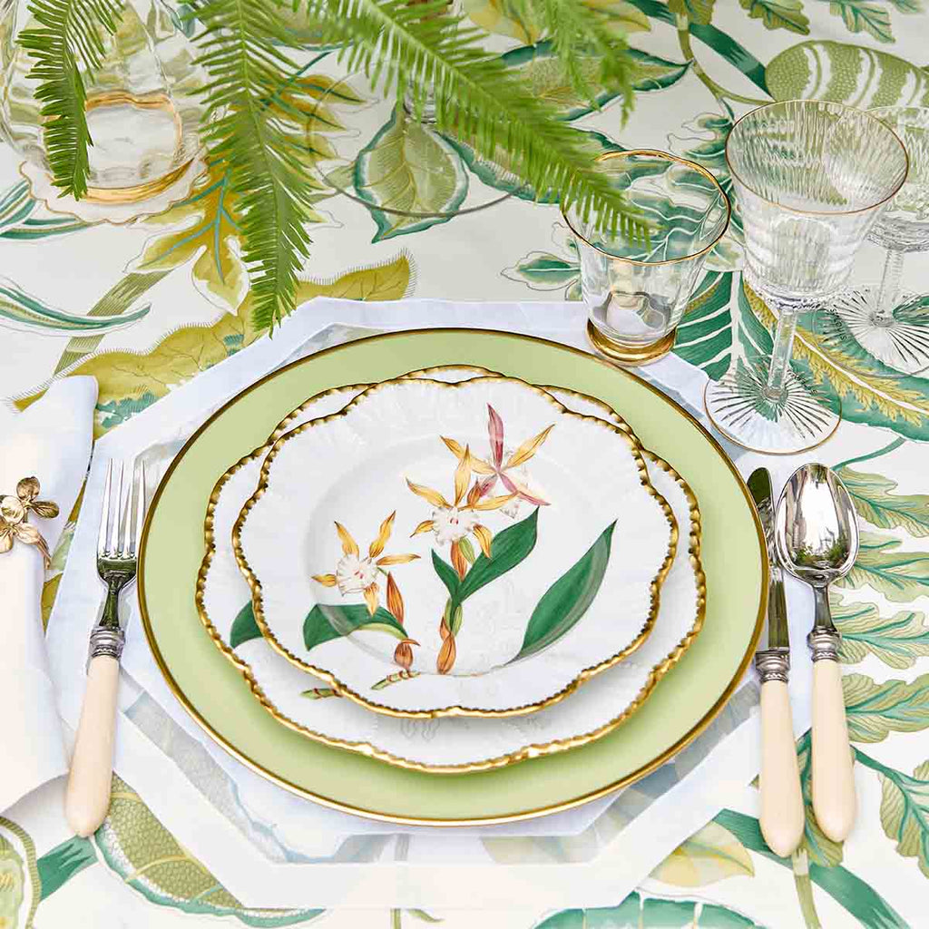 Sous-assiette décorative lime 32 cm